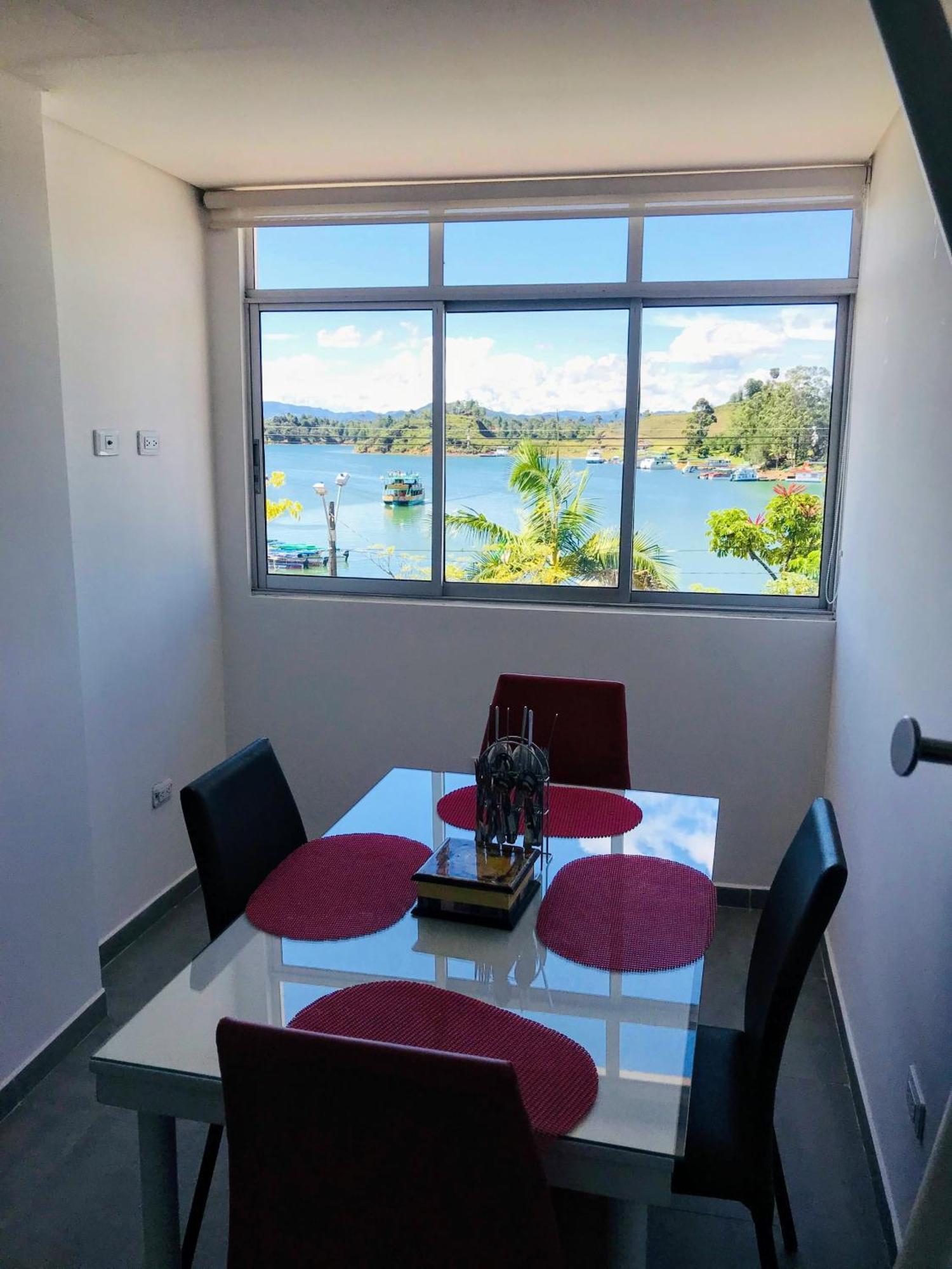 Guatapé Aptos Vista Al Embalse, Frente Al Lago, Restaurantes, Bares חדר תמונה